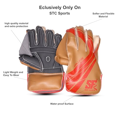 Image of School Tennis Ball Wicket Keeping Gloves fo Youth Boys Girls Its Avalable in Multicolours (Boys)