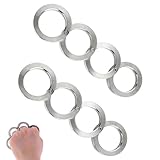 2 StückFolding Finger Ring, Fidget Ring für Stressabbau,, Ideal für Unterwegs und Täglichen Gebrauch