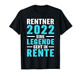 Rentner 2022 Eine Legende geht in Rente T-Shirt