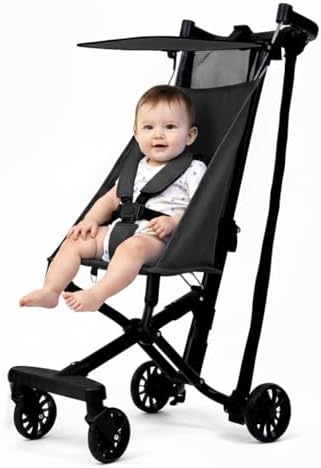 Lifelong Cuppy Ultralight Baby Stroller for 6-36 Months with 5 Point Harness Cabin Friendly, Foldable & Sturdy Sit-Up Stroller|Adjustable Sunshade Canopy & Easy to Carry As Backpack with Strap (LLBSTR43)