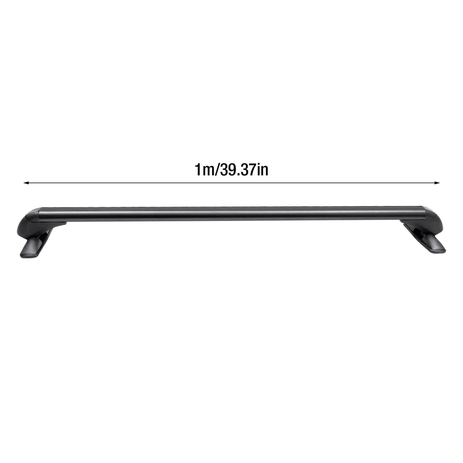Barre portatutto Barre Portabagagli Da Tetto In Alluminio, Bloccabili E Compatibili Con Auto A 4 O 5 Porte, Lunghezza 1 M.