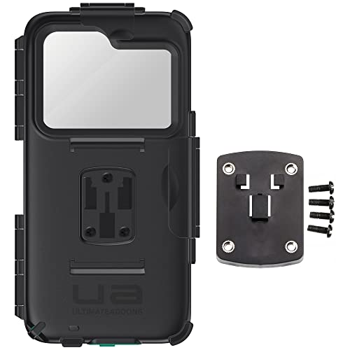 Ultimateaddons Étui Universel pour Smartphone - Fin et résistant - XXL - 168 x 78 mm - avec Plaque de Connexion à 4 Trous