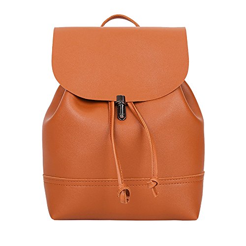 Mochilas Escolares Juveniles VECDY2019 Moda Bolsa Color Vintage Cuero Puro Escuela Satchel