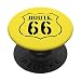 U.S. Historic Route 66 Vintage Road Sign Stencil. Route 66 PopSockets PopGrip Intercambiabile
