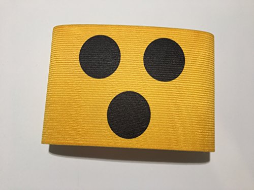 wDesigns Armbinde Blindenbinde Blindenarmbinde für Sehbehinderte mit Klettverschluss Premium Cover
