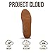 Project Cloud Leather Sneakers for Men Shoes - Memory Foam Insole Non-Slip Casual Shoes for Men Footwear - Lightweight Vegan Leather Fashion Sneakers (Jake, BRWN, 11.5) Brown