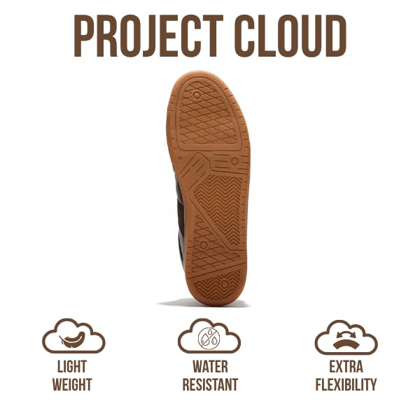 Image of Project Cloud Mens Sneakers - Eco-Crafted Leather Memory Foam Insole Dress Shoes for Men Non Slip Laced-Up Water-Resistant Mens Casual Shoes - Dress Sneakers 2026