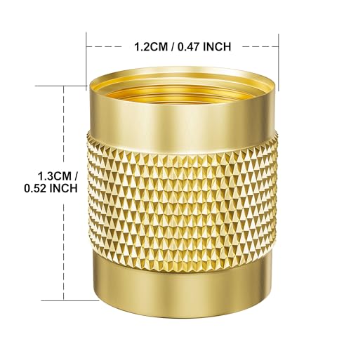 Tapa de latón HVAC de 1/4 con junta de neopreno anti fugas para sellado estanco, pack de 25 2