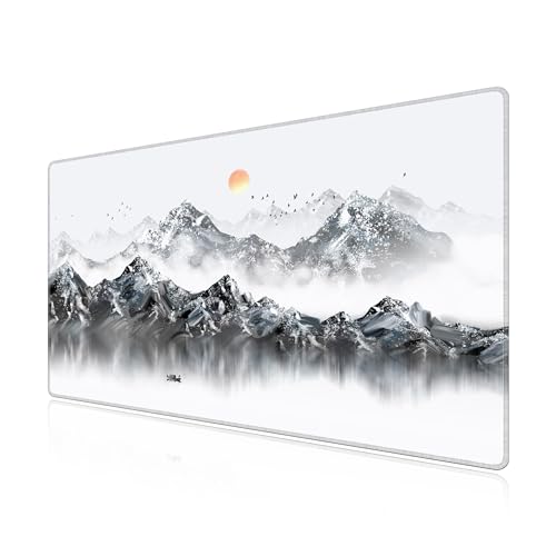 Tapis de Souris XXL LL-COEUR Grand Format pour Résoudre le Manque d'Espace PC