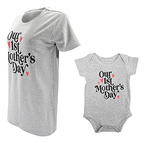 Image of Baby Boys Girls One Piece Outfit Set Short Sleeve Bodysuit