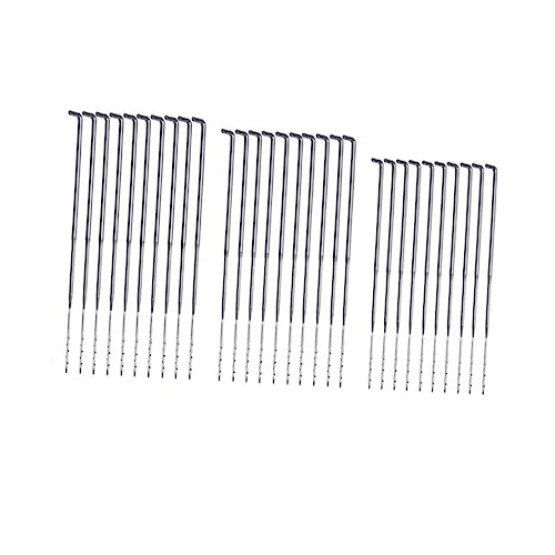 ERINGOGO DIY Craft Wool Felt Punch Needle Set 60pcs Embroidery Needles Smooth Metal Sewing Needles for Easy Thread Sewing Embroidery Projects