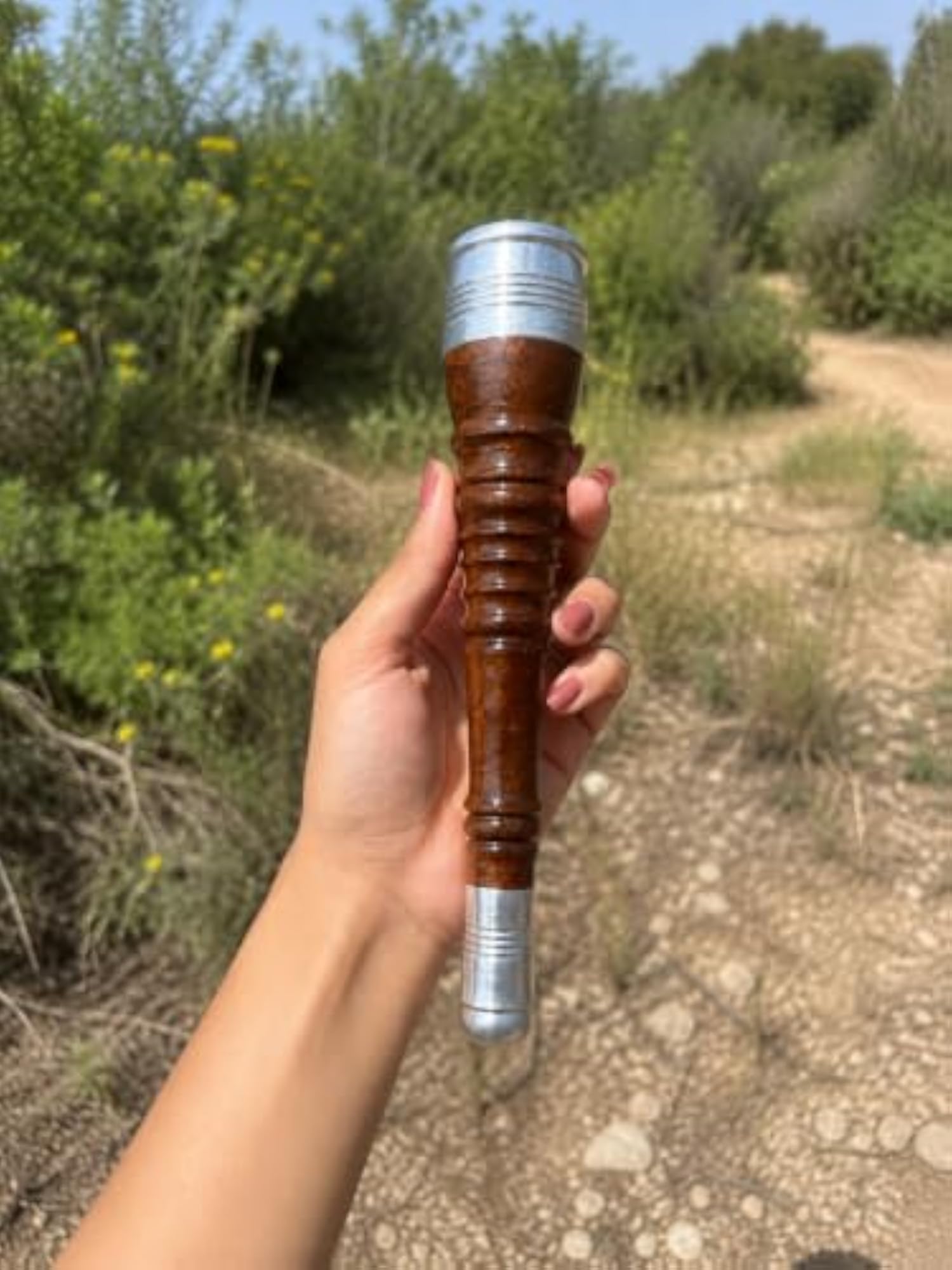 Handmade Clay Chillum Smoking Pipe
