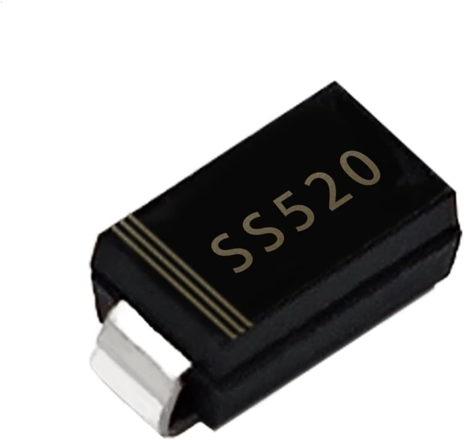 schottky diode 50pcs SS520/SR5200/SK520 SMD Schottky Diode 5A200V SMA