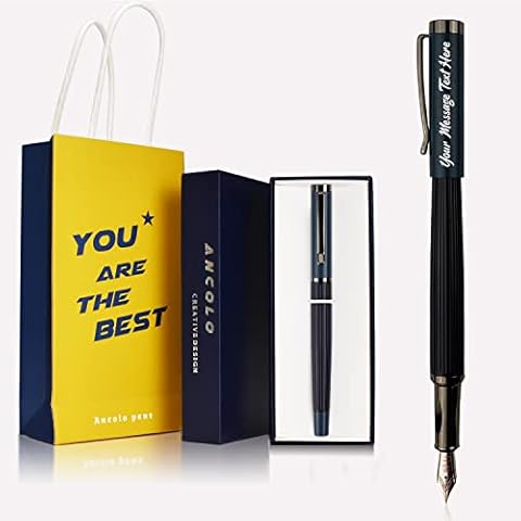 Pluma Estilográfica Personalizada - Set de Regalo con Estuche Cover