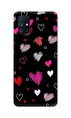 Image of PRINTFIDAA Vibrations of Love Hard Back Cover for Samsung Galaxy M51, SM-M515F / DSN Back Cover -(P6) KAT1009