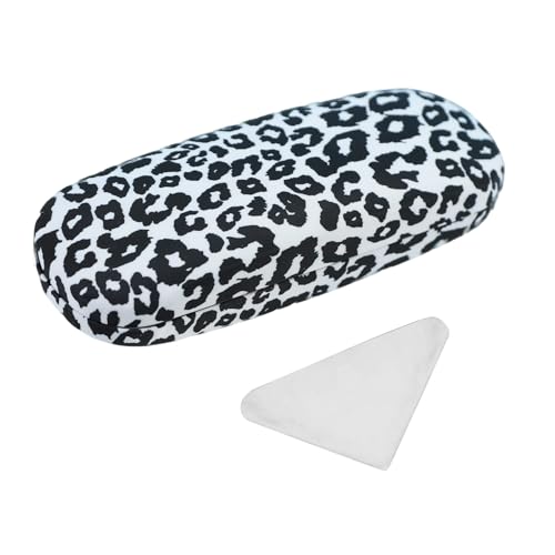 Image of PERFECTSIGHT Hard Shell Eyeglasses Case, PU Leather Protective Glasses Case, Cute Eyeglass Case for Women Men Girls