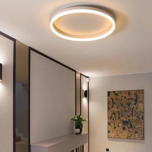 Plafonnier LED mince à intensité variable pour chambre et cuisine