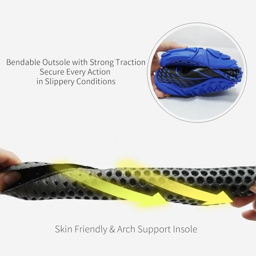 Queday Water Shoes for Women Men Quick Dry Barefoot Shoes Athletic Lightweight Sports Aqua Socks Outdoor Swim Fishing Hiking Diving Surf Walking Kayaking3
