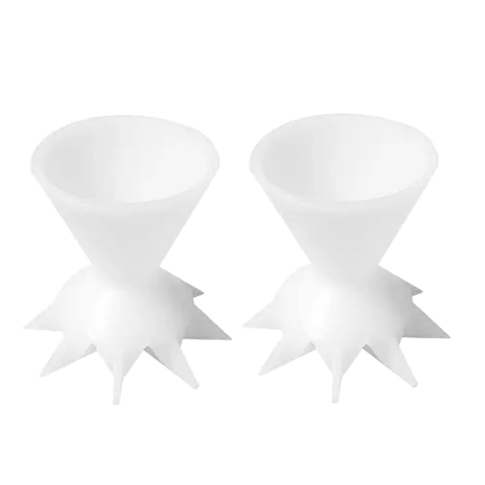 Photo 1 of 2Pcs White Paint Strainer - Paint Pouring Cup, Split Cup for Paint Pouring Supplies Tools, Paint Pouring Supplies Cups Paint Pouring Strainers, Aint Strainers for Paint, Flower Pour Cups Paint Cups