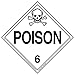 DOT Container Placard,10-3/4" W,PK10
