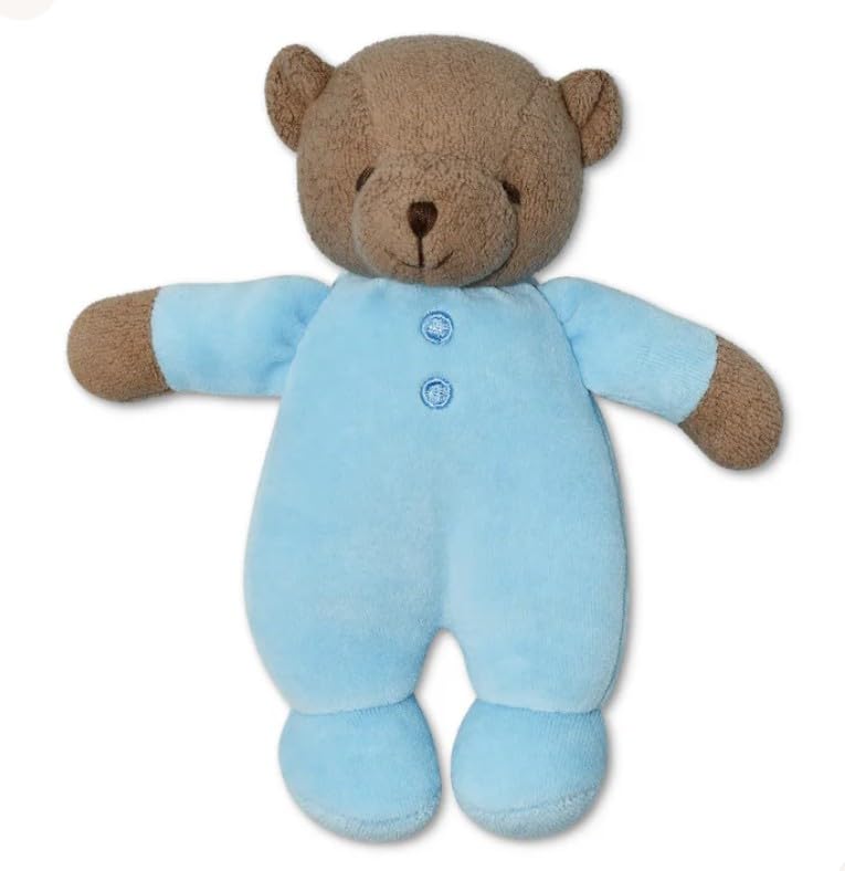 Apple Park Kids First Pal Plush Toy – 9" Soft Rattle Toy | Non-Toxic, Hypoallergenic, 100% Organic Cotton for 0m+ | Stuffed Animal | Squeaker & Rattle, Baby Sensory Toy (Fox)