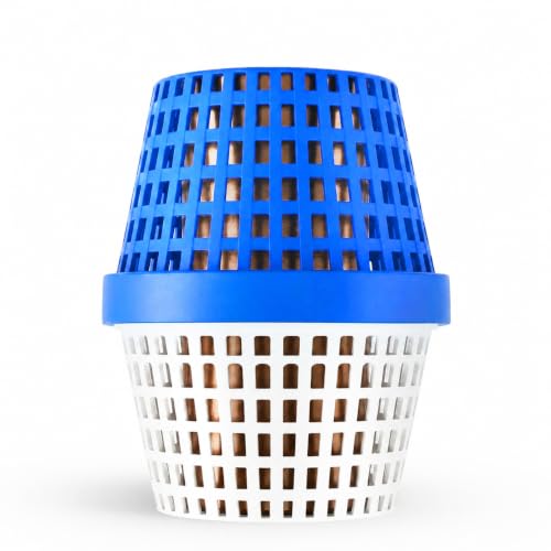 Pool Maintenance Unit for Skimmer or Pump Basket, Blue White