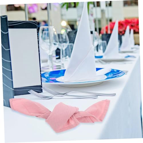 Servilletas de algodón de boda PRETYZOOM elegantes y reutilizables para banquetes 7