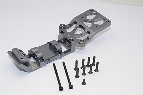Axial Yeti XL Monster Buggy Upgrade Parts Aluminium Front Lower Arm Bulk - 2Pcs Set Gray Silver