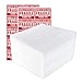 Foam Wrap Sheets, enKo 12" x 12" (50-Pack) Foam Wrap Cushioning for Packing Moving Storing Shipping Supplies to Protect Glasses, China, Dishes