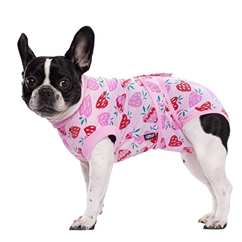 Image of Puppy Recovery Surgical Suit for Female Male Dogs Cats Abdominal Wounds,Professional Spay Neuter Dog Pet Bodysuit, E-Collar Alternative After Surgery Wear Anti Licking Wounds,Dog Onesie