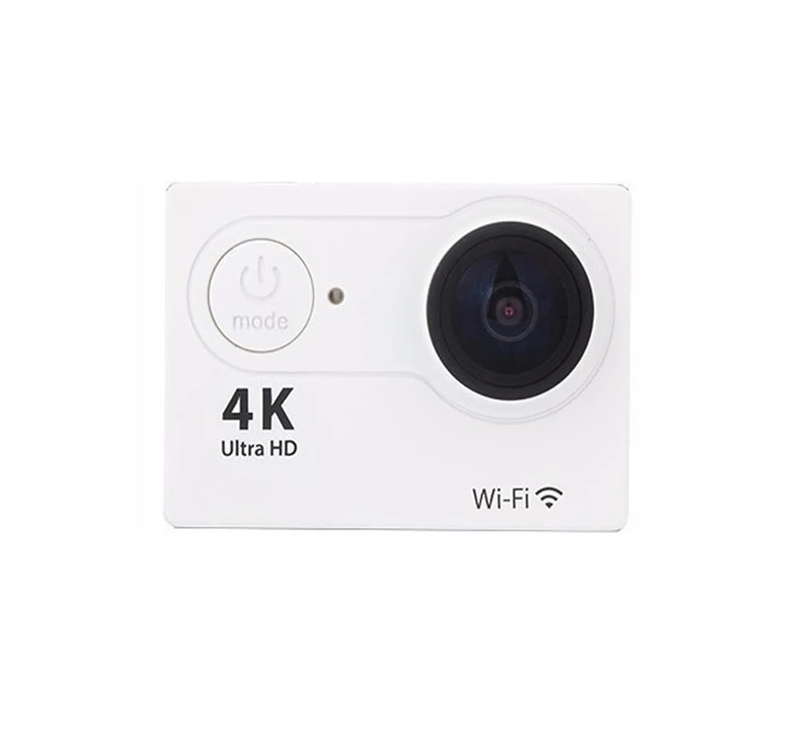 4K Ultra HD Waterproof Action Camera with 2.0 Inch Screen, WiFi Remote Control Portable Helmet Sports DV Camcorder(32G Card,White)