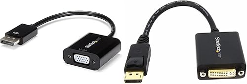StarTech.com Paquete de adaptadores DisplayPort a DVI + VGA