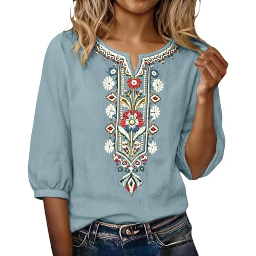 Mignon haut de printemps en lin pour un look romantique et léger