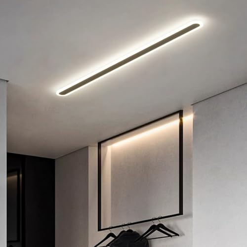 Lampe de plafond géométrique ultra fin avec LED longue durée