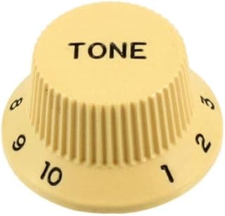 2 Tone Knobs Cream for Strat fits US Split Shaft Pots Allparts PK-0153-028