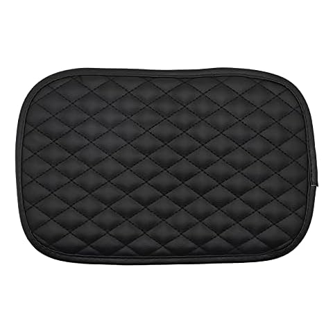 Car Armrest Pad WorthPlanet Black Center Console Pad Waterproof Car Armrest Seat Box Cover Protector for Most Vehicle SUV Truck Car W120001 Cover