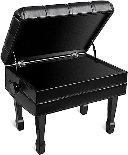 Yisss Tabouret Piano,Banquette Piano Banc Banc de Piano Extra-Size, Tabouret de Clavier en Cuir véritable avec Coussin rembourré, 61 x 43 x 48-58 cm (Null Black) - Les Beatles, Paul McCartney, John Lennon, RIngo Starr, George Harrison Yisss Tabouret Piano,Banquette Piano Banc Banc de Piano Extra-Size, Tabouret de Clavier en Cuir véritable avec Coussin rembourré, 61 x 43 x 48-58 cm (Null Black)