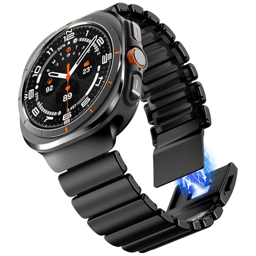 Bracelet acier inoxydable compatible avec Galaxy Watch Ultra 47 mm maillons homme