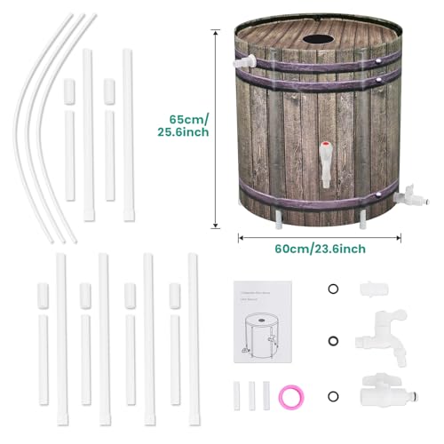 Kinobo RB100 Rain Barrel,50 Gallon Collapsible Rainwater Collection thumb #1