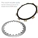 Clutch Kit & Friction Steel Plates,CNC Billet Clutch Basket with Complete Gasket Set for Yamaha Blaster 200 YFS200 1988-2006