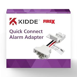 Kidde Quick Connect Smoke Detector Adapter Plug, Smoke Alarm Wiring Harness, Compatible with Kidde Hardwired Smoke, Carbon Monoxide, & Combination Smoke & Carbon Monoxide Detectors