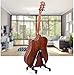 GAXQFEI Guitar Stand - Foldable Aluminum Floor Stand, Steady Stand Safe Protection, Lightweight, Durable, Metal Construction with Rubber Feet, for All Types of Guitars, Basses, Violins