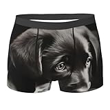 cane boxer cucciolo bianco Comodi e traspiranti: realizzati in una miscela di 95% poliestere e 5% spandex, questi slip da uomo offrono un tessuto confortevole e traspirante con una leggera elasticità, garantendo comfort e flessibilità per tutto il giorno.