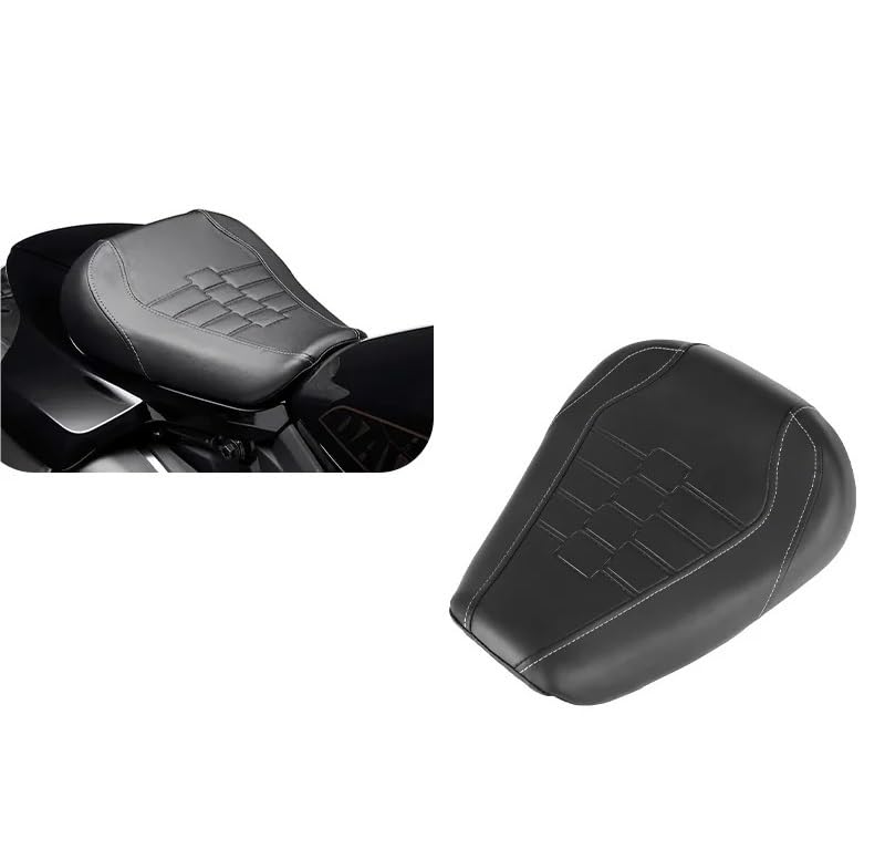 Asiento trasero de cuero para eliminar la fatiga del pasajero en Sportster S 2