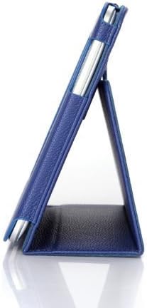 SupCase Slim Fit Folio Leather Tablet Case Cover for Samsung Galaxy Note 10.1-Inch N8000, Sapphire Blue (S8000-62A-SB)