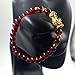 HWJQ Pixiu Garnet Beaded Bracelet Feng Shui Pixiu Wealth Bracelet Stackable Pi Xiu Red Bead Crystal Bracelets Stretch for Women Men Lucky Jewelry