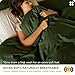 Bedsure Cotton Duvet Cover Queen, 100% GOTS Organic Cotton Duvet Cover Set, Fair Trade Certified Queen Bedding, Eco-Friendly, Ultra-Soft, Breathable Home Bedding for All Seasons(Olive Green, 90
