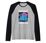 Tonto artista graffiti rana Ribbit Ribbet Camiseta Manga Raglan