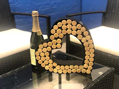 Decomil Wine Cork Holder (Heart) | Decorative Wine Cork Holder (Heart) | Wall Art Cork Holder Decor (Heart) #TOP3