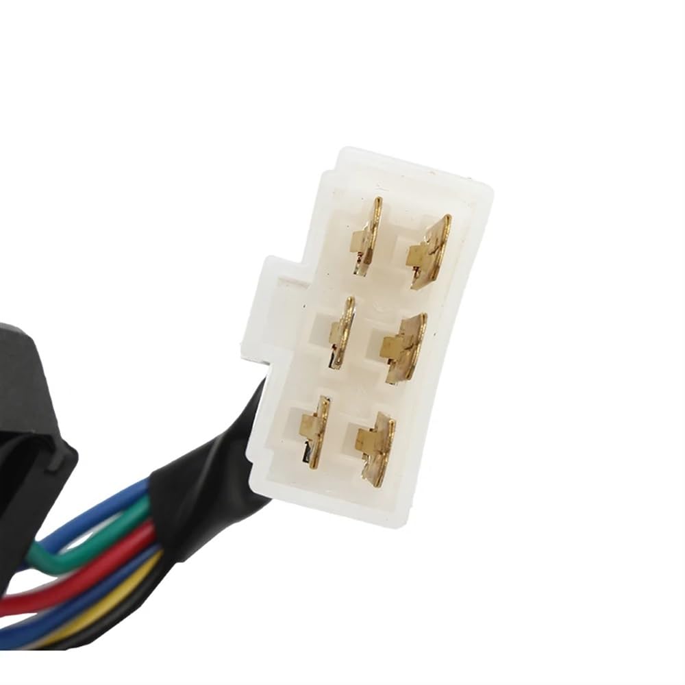 Regolatore di tensione, RS5101 Regolatore Di Tensione 6 Fili Per Kubota Elettronico Grasshopper RS5155 Accensione 12v Nero DC Accessori Moto